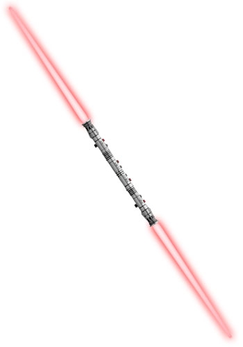 Double-Blade Darth Maul Lightsaber - Click Image to Close