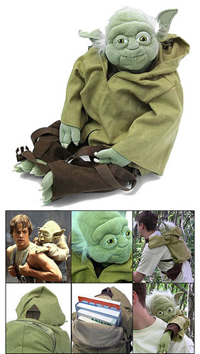 Yoda Plush Backpack - Click Image to Close