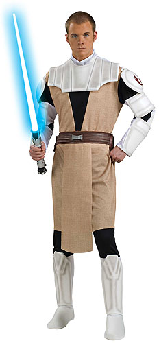 Adult Deluxe Obi Wan Kenobi Clone Wars Costume - Click Image to Close
