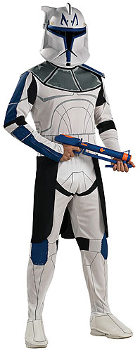 Blue Clone Trooper Rex Adult Costume - Click Image to Close