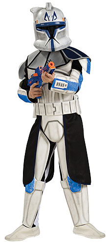 Child Deluxe Blue Clone Trooper Rex Costume - Click Image to Close
