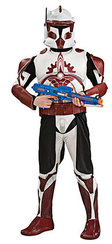 Star Wars Disney The Clone Wars Deluxe Commander Fox Child Costume Small 
