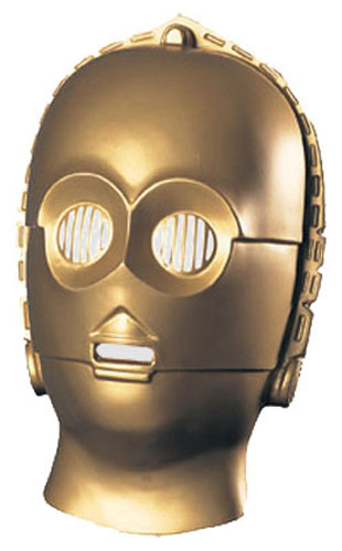 1/2 PVC C3PO Mask - Click Image to Close