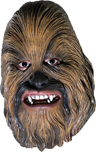 Vinyl 3/4 Chewbacca Mask - Click Image to Close