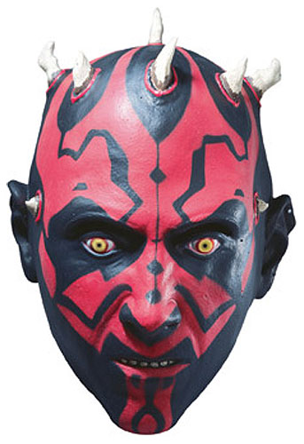 Child Darth Maul Latex Mask - Click Image to Close