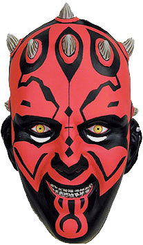 Kids Darth Maul PVC Mask - Click Image to Close