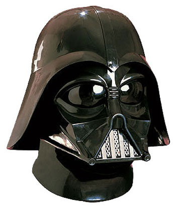 Darth Vader Deluxe Two Piece Helmet - Click Image to Close