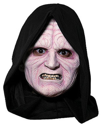 3/4 Vinyl Emperor Palpatine Mask - Click Image to Close