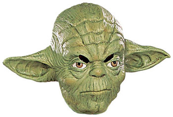 Vinyl Yoda 3/4 Mask