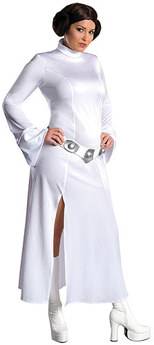 Plus Size Princess Leia Costume - Click Image to Close