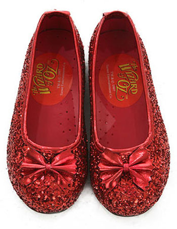 Kids Ruby Slippers Red Shoes