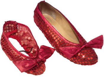 Toddler Ruby Shoe Covers - Click Image to Close