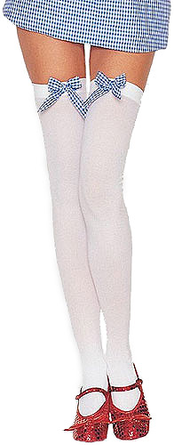 White Dorothy Stockings