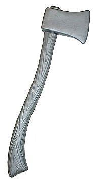 Silver Tin Man Axe - Click Image to Close