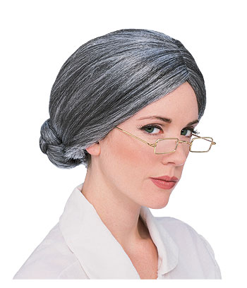 Auntie Em Costume Wig - Click Image to Close