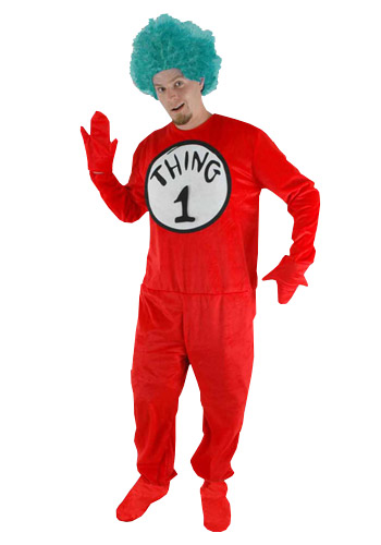 Adult Thing 1 and 2 Costume - Click Image to Close