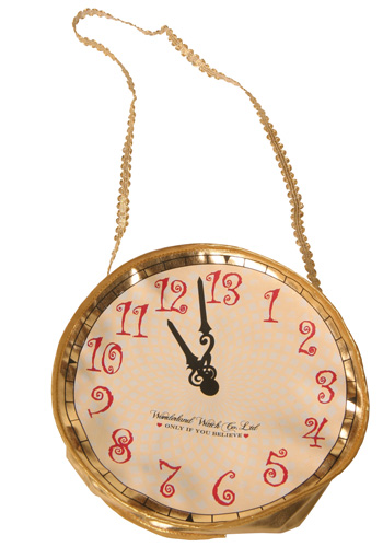 Gold Alice Clock Purse