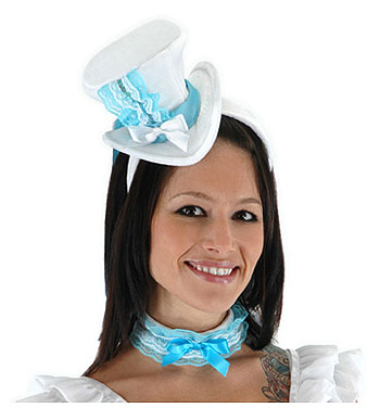 Alice Top Hat w/Collar - Click Image to Close