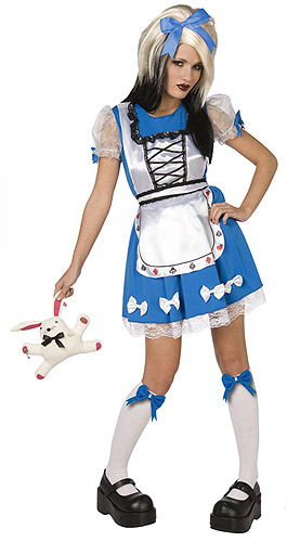 Petite Adult Bad Alice Costume - Click Image to Close