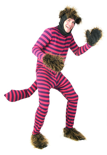 Plus Size Cheshire Cat Costume - Click Image to Close