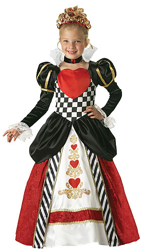 Child Deluxe Queen of Hearts Costume - Click Image to Close