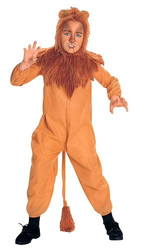 Child Cowardly Lion Costume - Click Image to Close