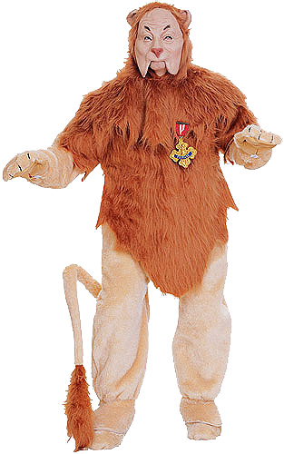 Authentic Cowardly Lion Costume - Click Image to Close