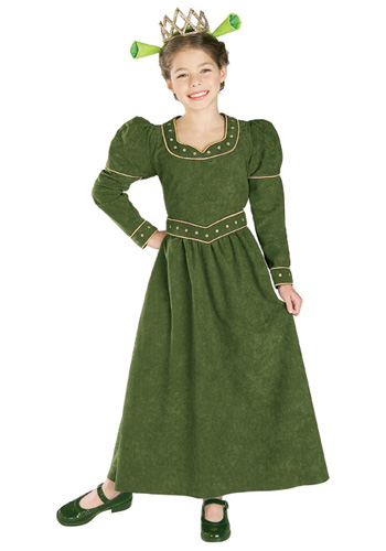 Deluxe Child Princess Fiona Costume - Click Image to Close