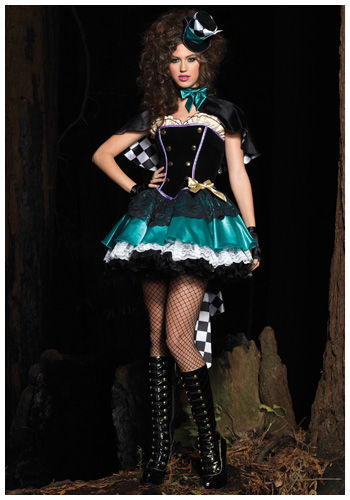 Deluxe Tea Time Mad Hatter Costume - Click Image to Close