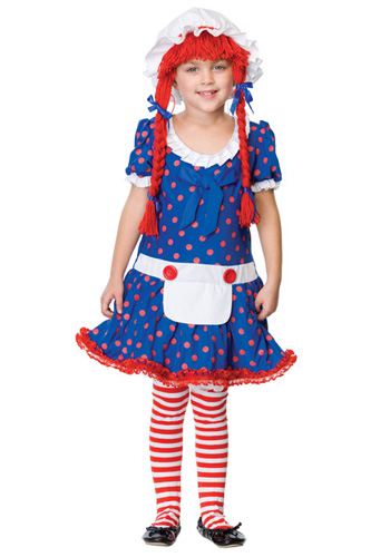 Girls Rag Doll Costume - Click Image to Close