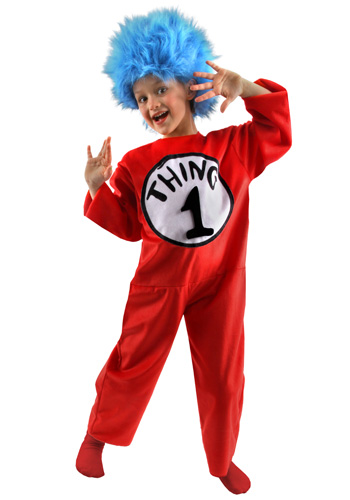 Kids Thing 1 and 2 Costume - Click Image to Close
