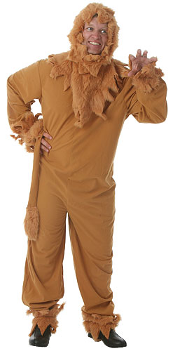 Cowardly Lion Mens Costume - Click Image to Close