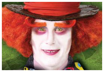 Adult Mad Hatter Eyebrows - Click Image to Close