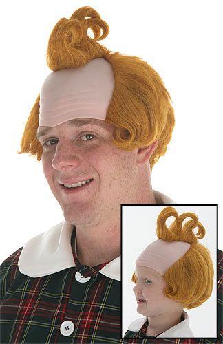 Three Curl Munchkin Wig - Click Image to Close