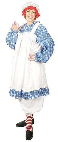 Plus Size Raggedy Ann Costume - Click Image to Close