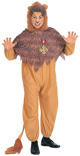 Plus Size Cowardly Lion Costume - Click Image to Close