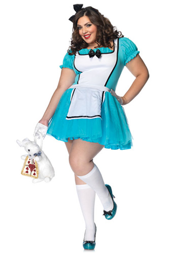 Plus Size Enchanted Alice Costume - Click Image to Close