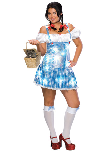 Plus Size Sequin Dorothy Costume - Click Image to Close