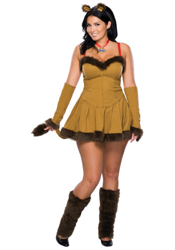 Plus Size Sexy Lion Costume - Click Image to Close