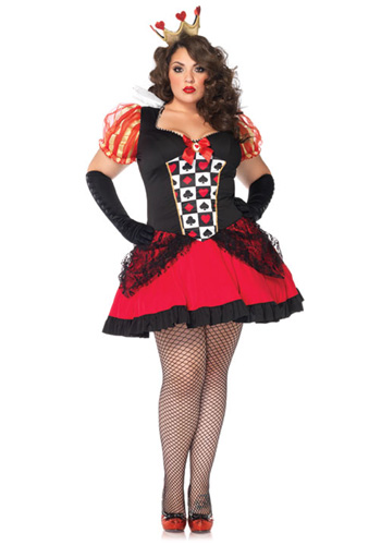 Plus Size Sexy Red Queen Costume - Click Image to Close
