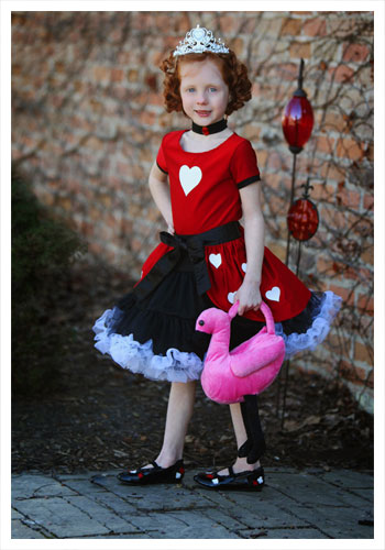 Queen of Hearts Child Tutu Costume