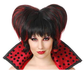 Queen of Black Hearts Wig - Click Image to Close