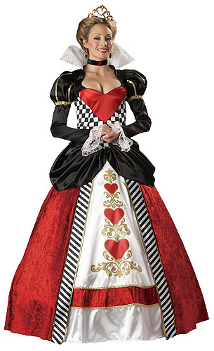 Deluxe Queen of Hearts Adult Costume - Click Image to Close