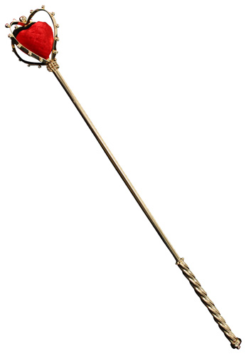 Deluxe Queen of Hearts Scepter - Click Image to Close