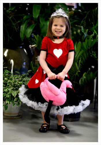 Toddler Tutu Queen of Hearts Costume