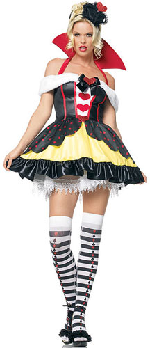 Queen of Hearts Sexy Costume - Click Image to Close