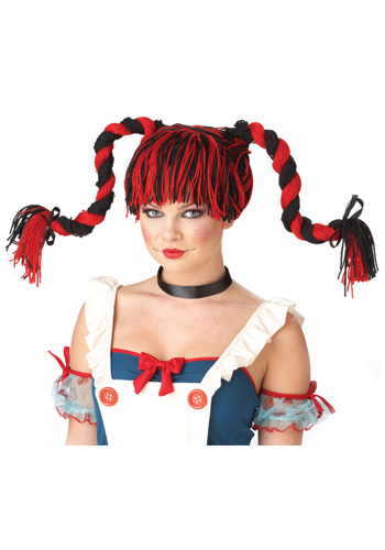 Sassy Rag Doll Wig - Click Image to Close