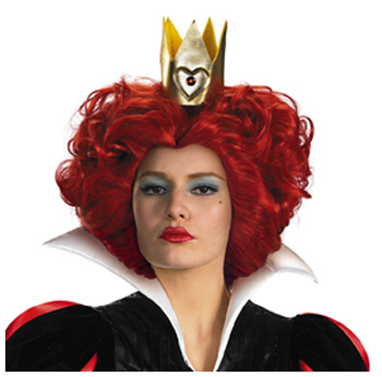 Adult Red Queen Wig - Click Image to Close