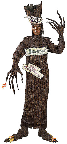 Adult Deluxe Scary Tree Costume