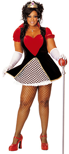 Elite Plus Size Sexy Queen of Hearts